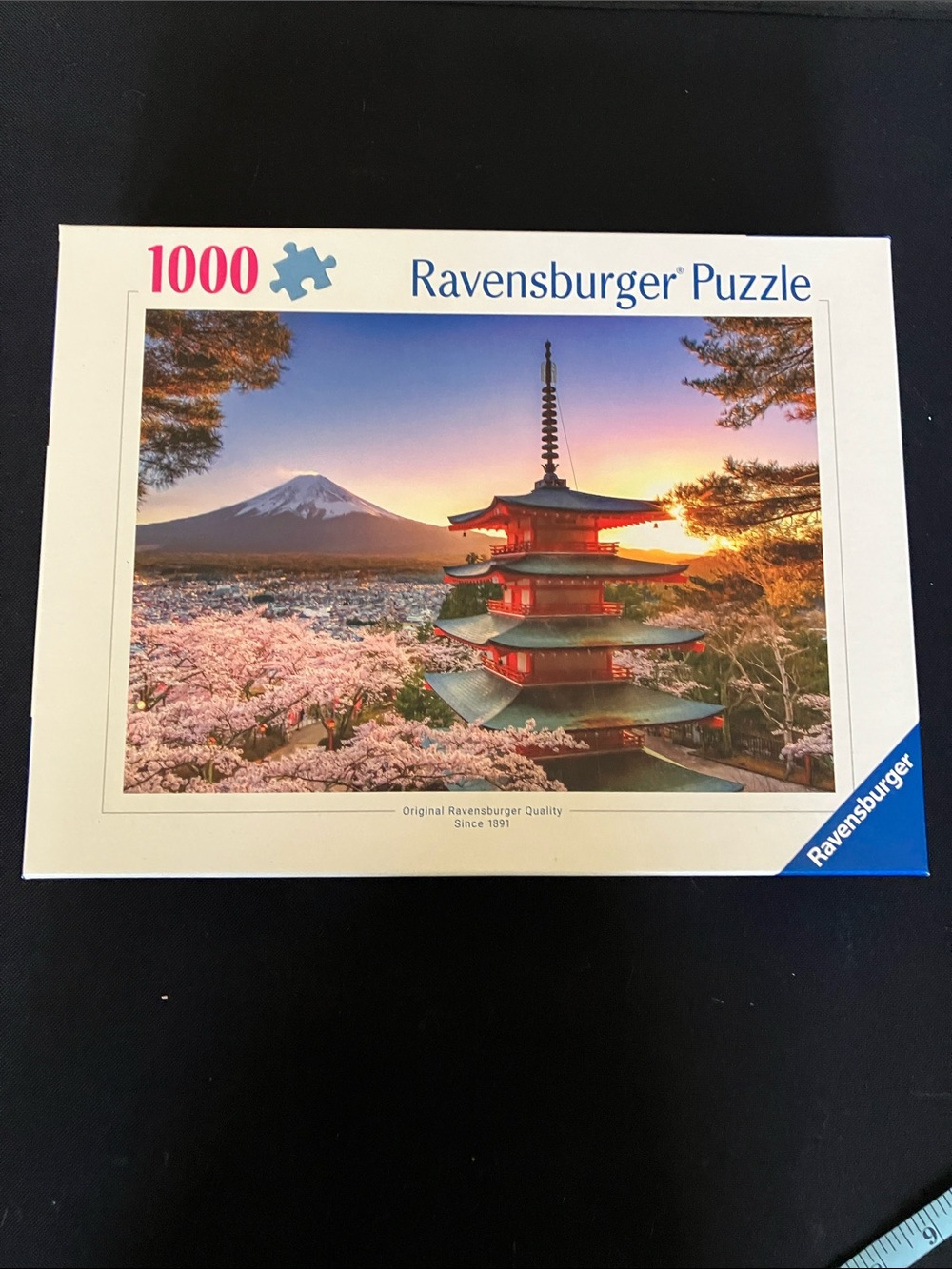Ravensburger 1000-Piece Puzzle - Red Pagoda at Sunset